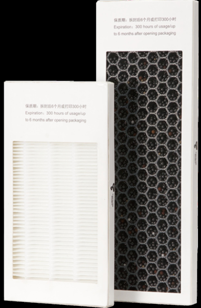 Dual Air Filter (HEPA & Activated Carbon), H+1