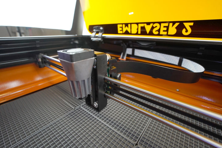 Emblaser 2 10 Watt Laser Cutter-Engraver - 500x300x50 mm Bed w- Air Assist, Camera, & WiFi (1-Year Limited Warranty)