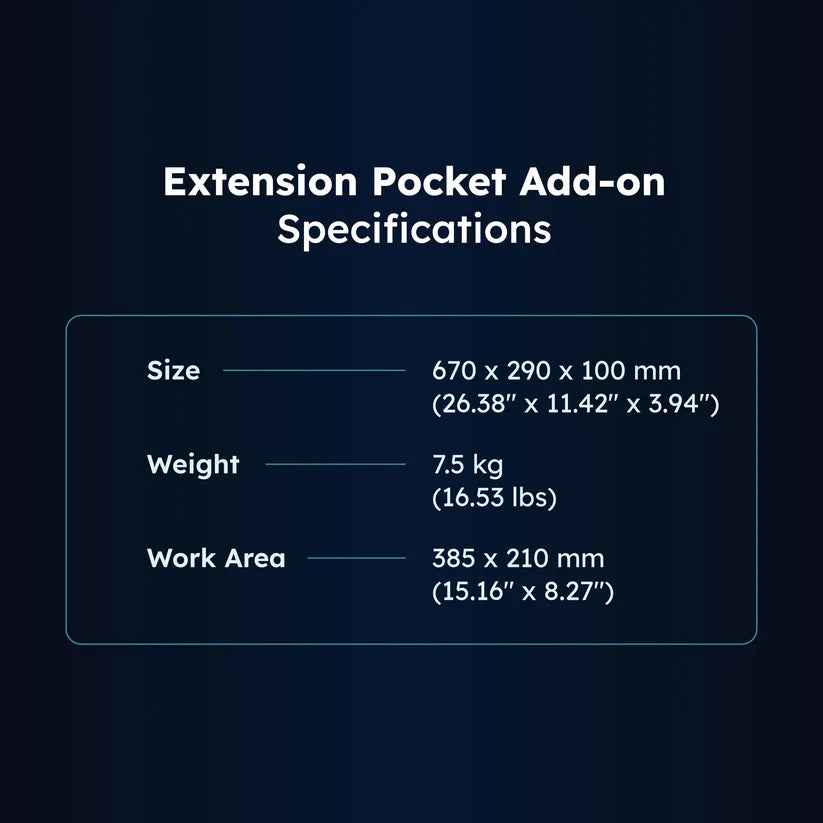 FLUX Beambox II Extension Pocket