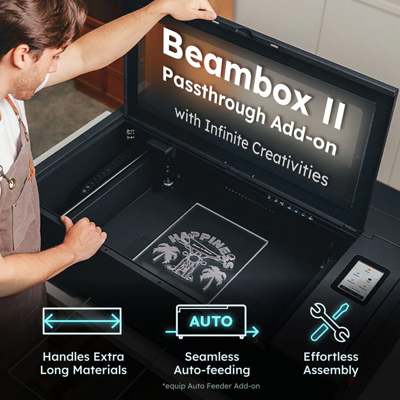 FLUX Beambox II Passthrough & Open Bottom