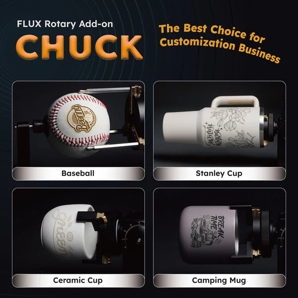 FLUX Beamo Chuck Rotary