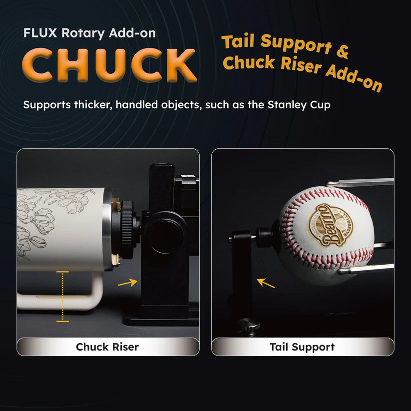 FLUX Beambox II Chuck Rotary