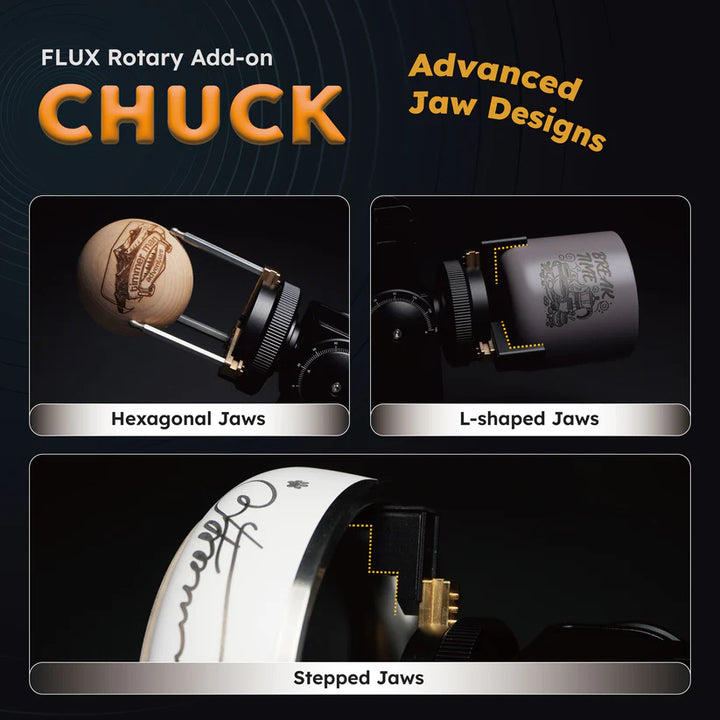 FLUX Beambox II Chuck Rotary