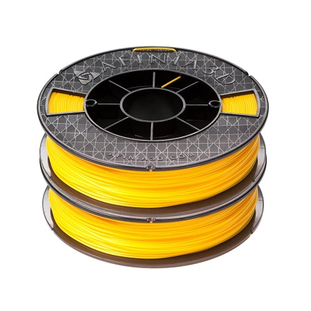 Premium ABS Filament, 2x500g (2-pack), Yellow
