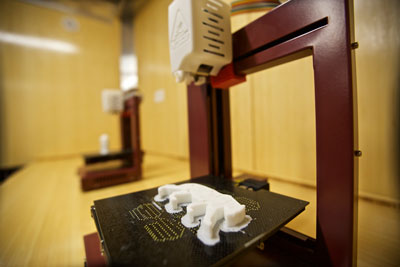 Afinia 3D Printer in Sinquefield Mobile Invention Lab