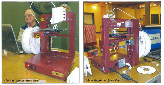 Damon Swanson and his Afinia H-Series Printer