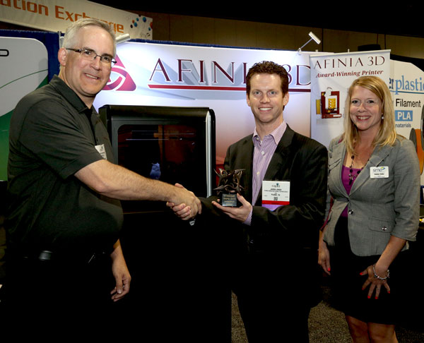 Accepting the RAPID 2015 Exhibitor Innovation Award