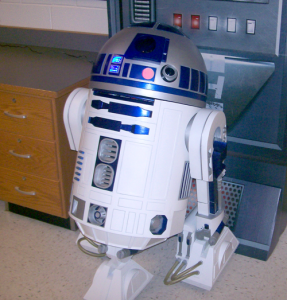 3d printed life size R2-D2 droid
