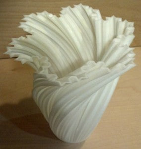 3D-printed vase